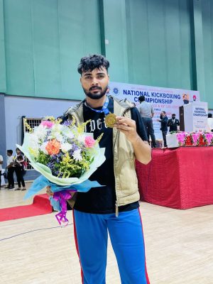 Lucky Raman Gold Medalist Kickboxing